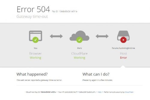Troubleshoot as an HTTP 504 Gateway Timeout Error