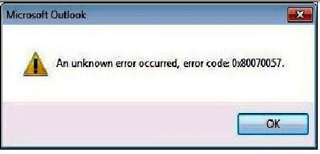 Windows Update Error 0x8007057 code