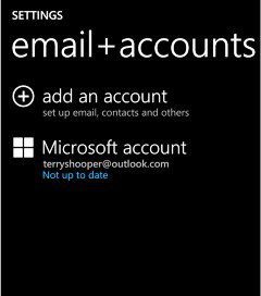 Sync your Microsoft Account