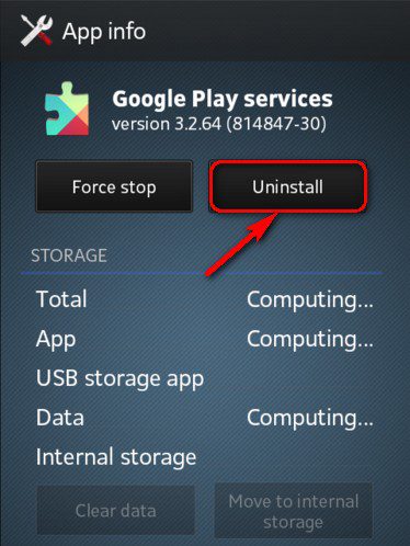 Uninstall Google Play & Download Google Play APK (Error 923)