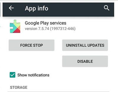 Update or Uninstall Google Play Store Updates Unfortunately Google Play Services has Stopped