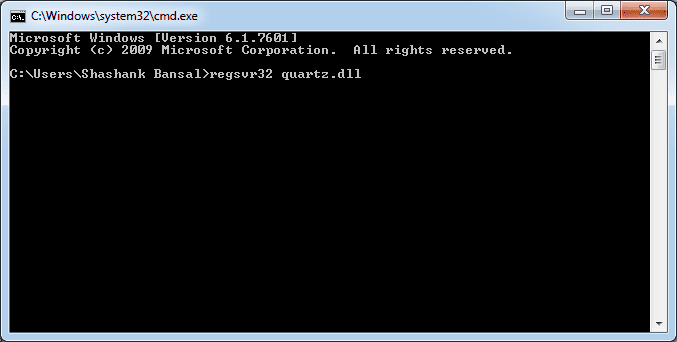 By using the Cmd (Command Prompt)