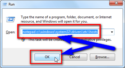 Check System Host File Error 107