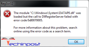 Error Code 0x80070005