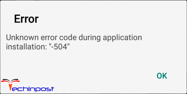 Error Code 504