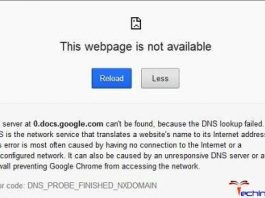 DNS_PROBE_FINISHED_NXDOMAIN