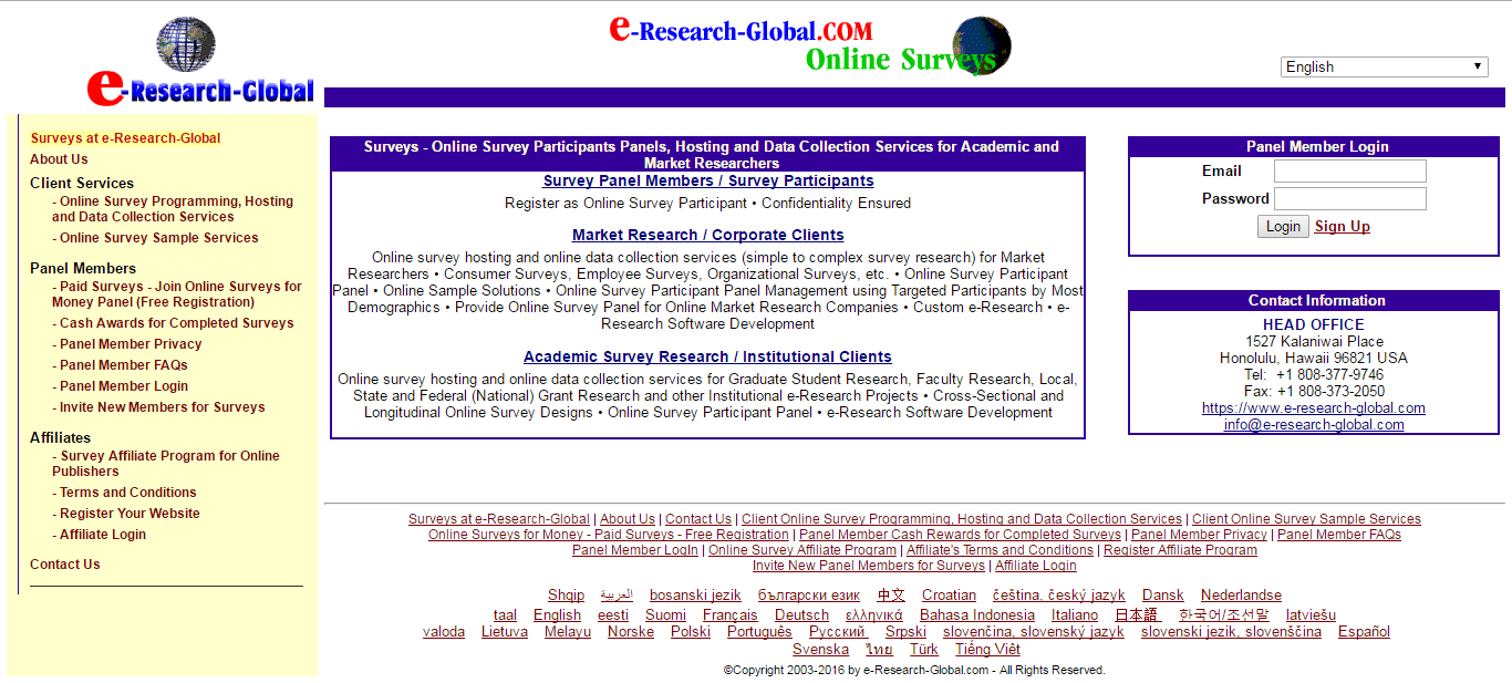 E Research Global