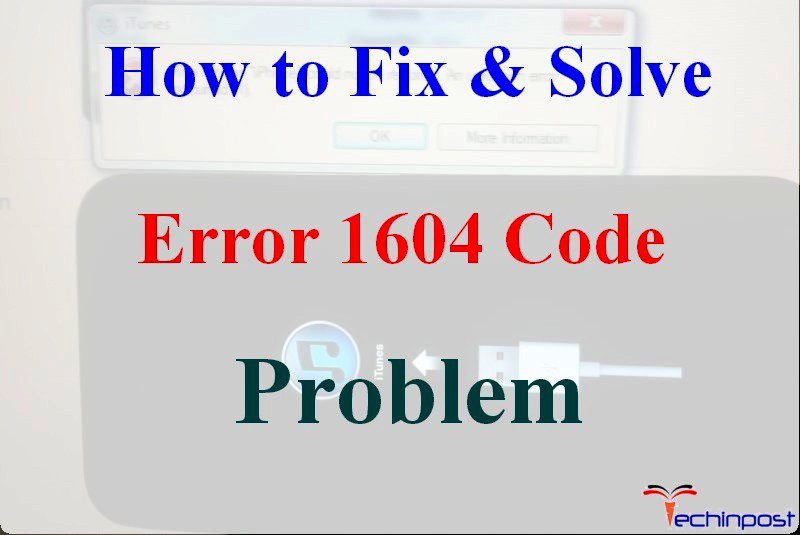 fix Unknown Error 1604 Mac