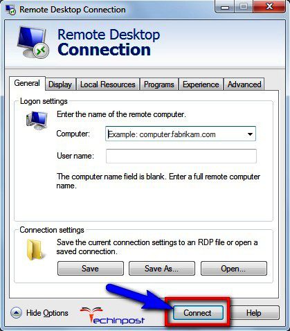 Click on Connect option there to Connect it How to Connect Two Laptops