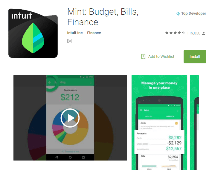 Mint Android Apps for Students