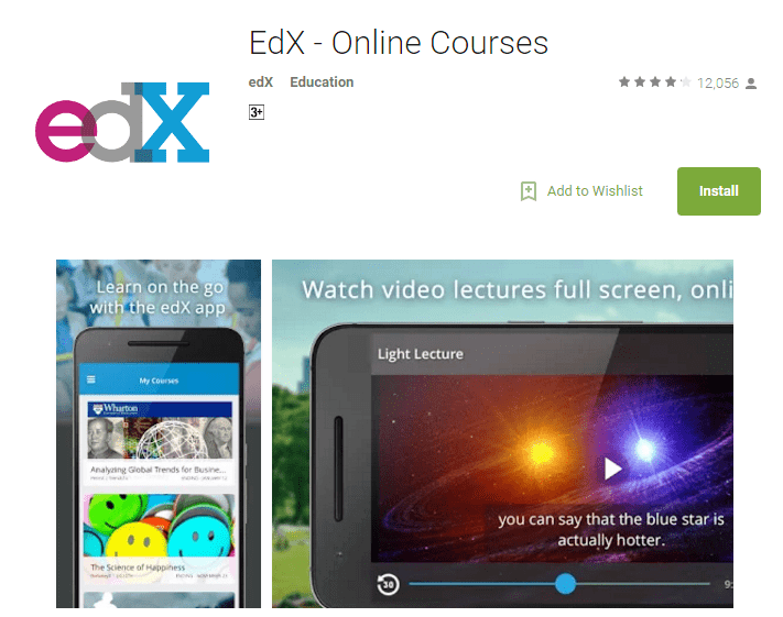 EdX Android Apps for Students