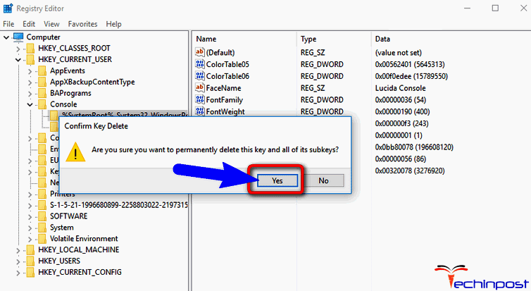 Delete the Pre-Existing Driver Files from Registry Windows Cannot Connect to the Printer