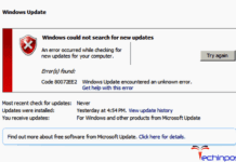 Windows Update Error 80072ee2