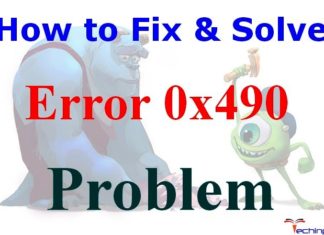 Error Code 0x490