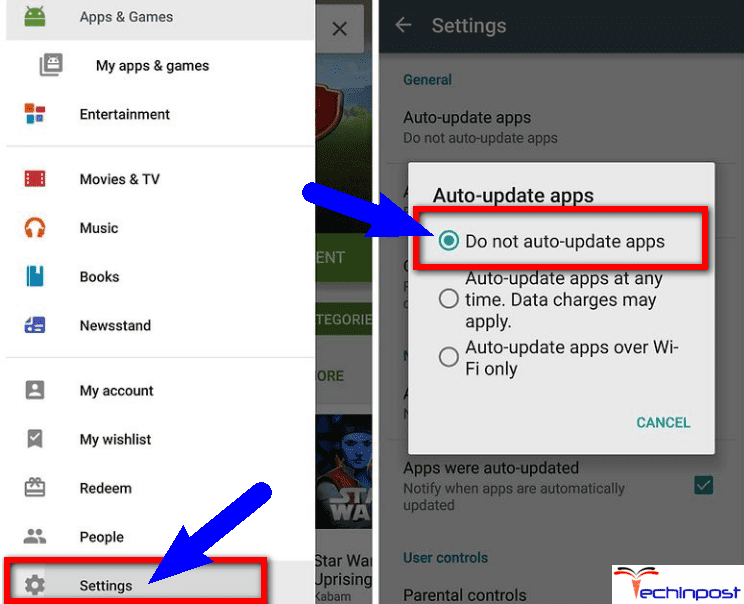 Turn OFF the Auto Update Apps from Google Play Store Unfortunately The Process Com.Android.Phone Has Stopped Unexpectedly