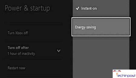 Turn the Energy Saving Mode ON 0x807a1007
