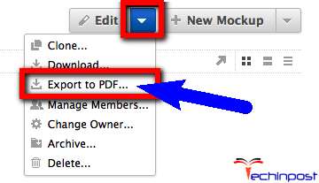 Export your Project to a PDF