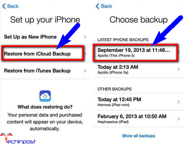 How to Retrieve Messages from iCloud using iTunes