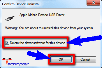 Instead of Update, Uninstall it iTunes Could not Connect to the iPhone Because an Invalid Response was Received from the Device