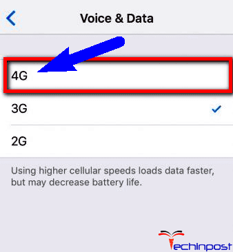 Run Fast Internet or Enable the 4G LTE on your Device Cannot Connect to the iTunes Store
