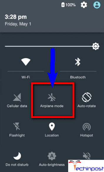 Switch your Android Device to Airplane Mode