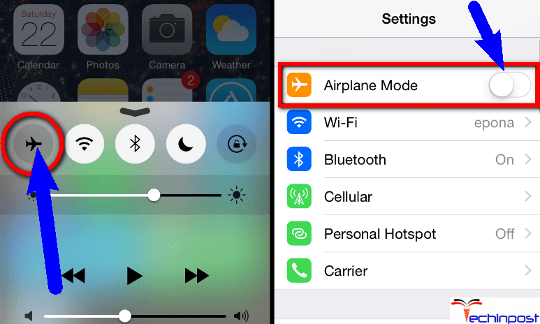 Turn ON & OFF your Airplane Mode on your iPhone