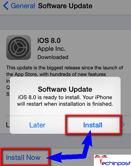 Update the IOS Software