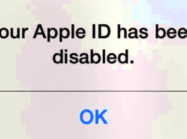 Your Apple ID has been Disabled