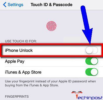 Turn OFF & Turn it ON back iPhone Unlock Option