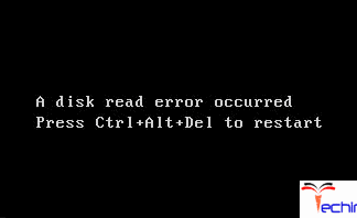 A Disk Read Error Occurred