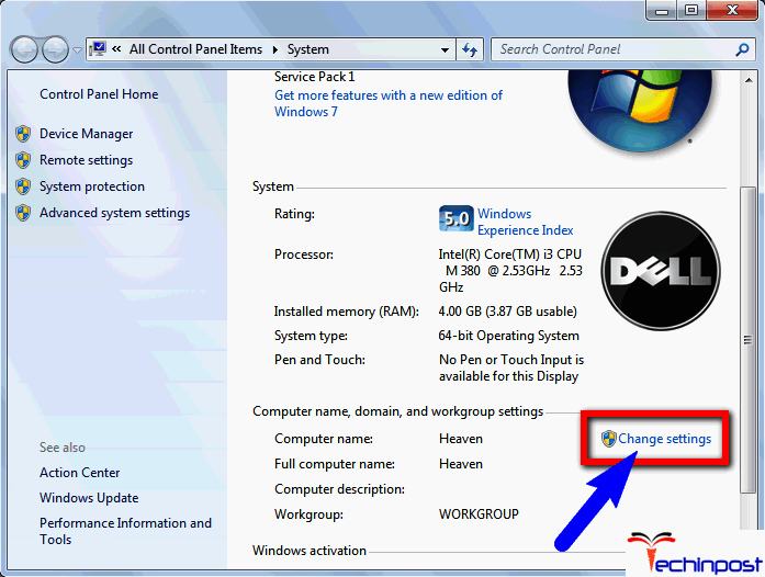 Click on Start and then right-click on PC and then The User Profile Service Service Failed the Logon