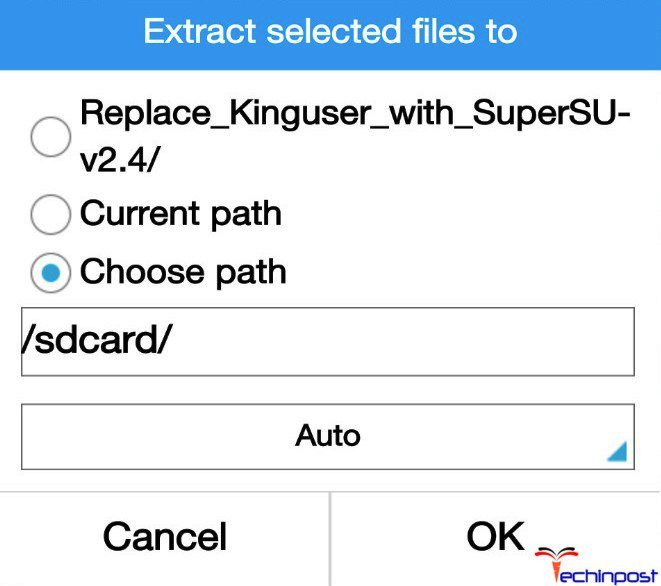 Steps to Switch from the KingUser to the SuperSU