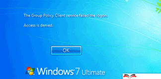 The Group Policy Client Service Failed the Logon