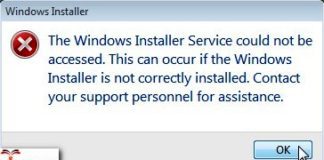 The Windows Installer Service Could Not Be Accessed