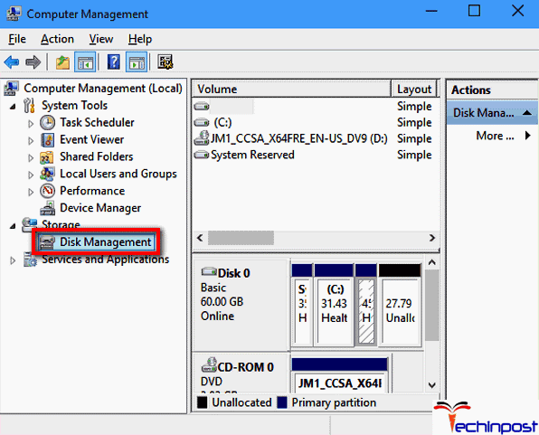 Format small SD Card Disk Management Tool