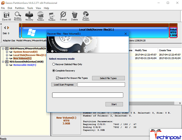 Recovering Data from Partition that is Corrupted
