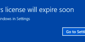 Your Windows License will Expire Soon