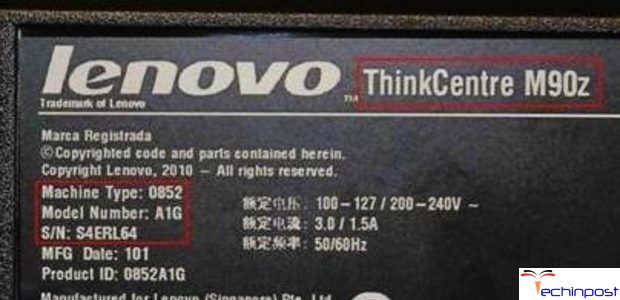 lenovo thinkpad how to find serial number