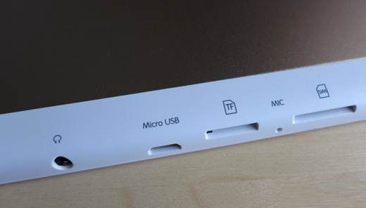 Teclast A10S Tablet PC Ports