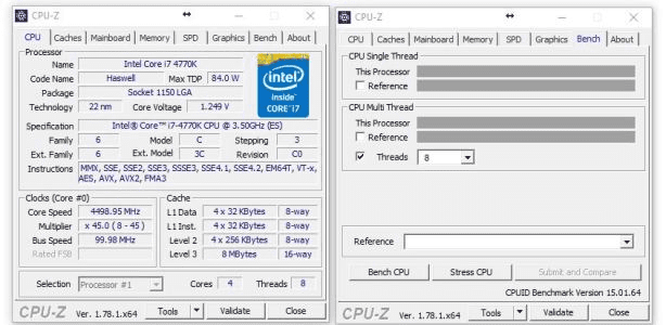 Ryzen 7 1700 CPU-Z