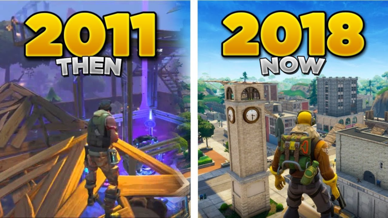 When is titled tower being removed Fornite then and now