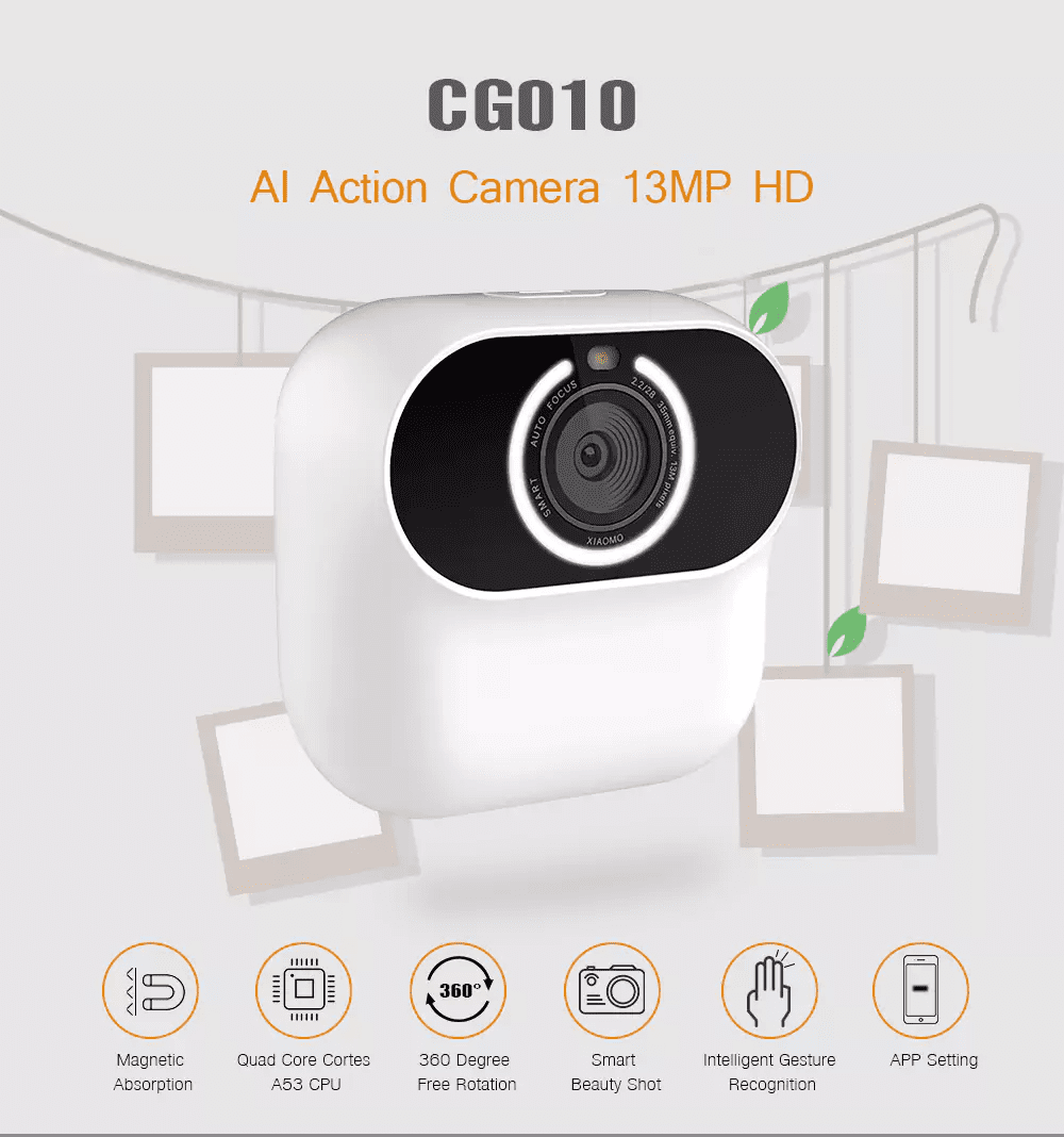 CG010 AI Action Camera Overview