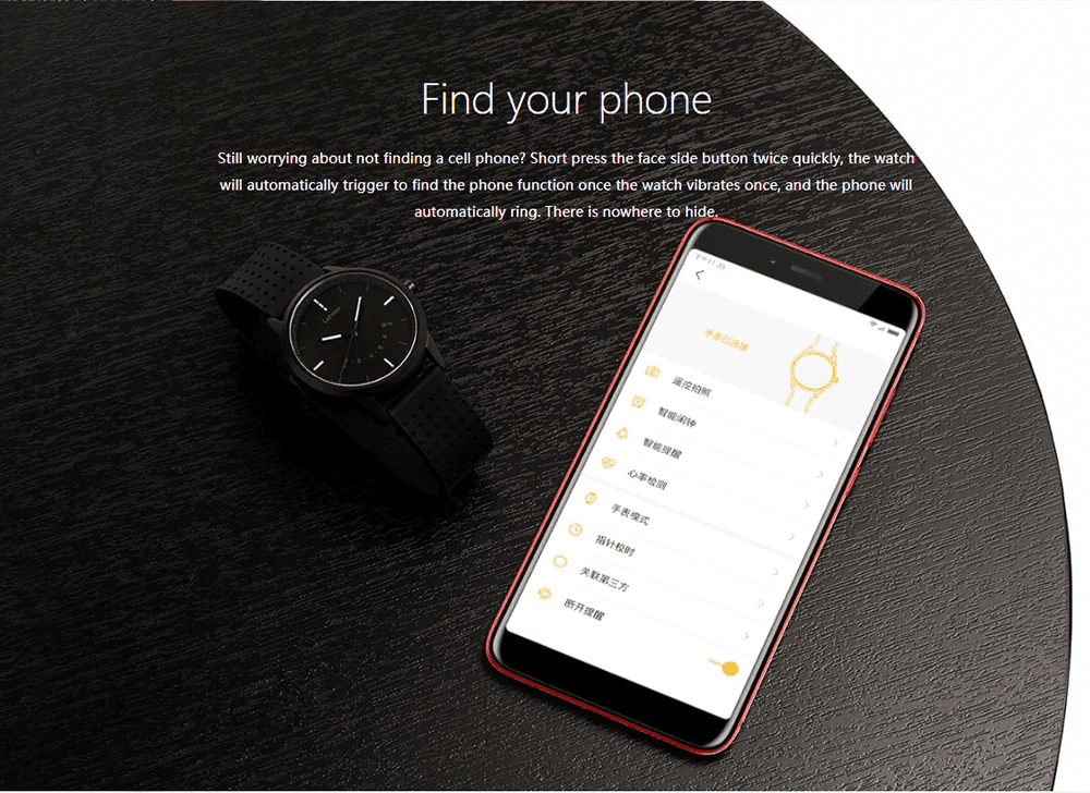 Lenovo Watch 9 Wristband Find Your Phone