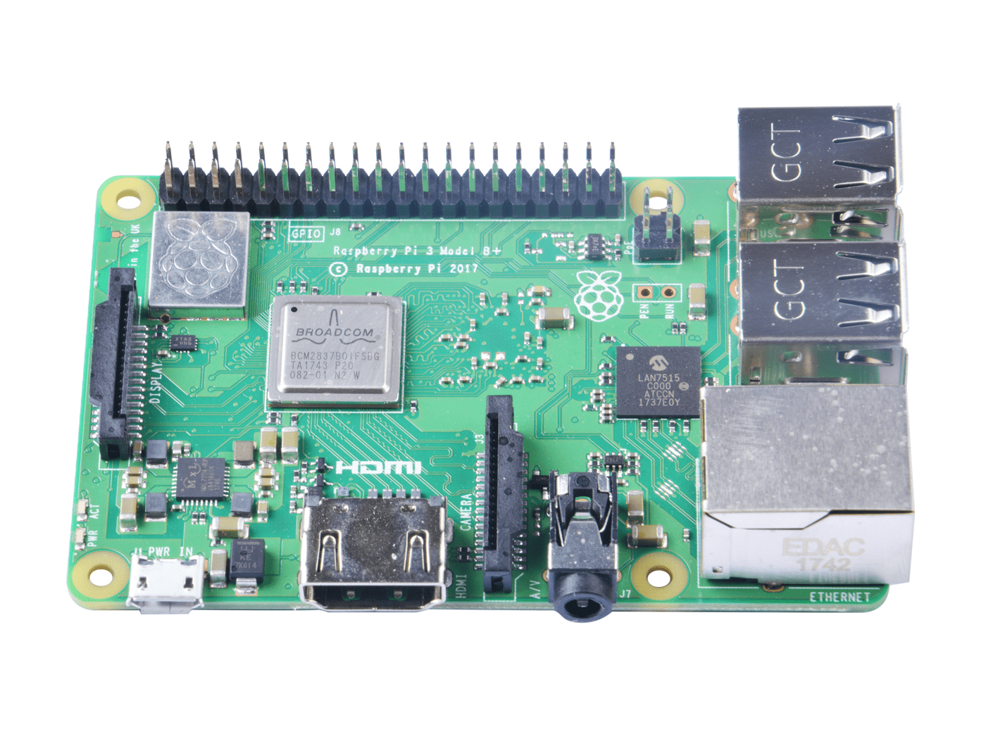 Raspberry Pi 3 Model B + Review Front