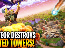 When will the Meteor Hit Tilted Towers