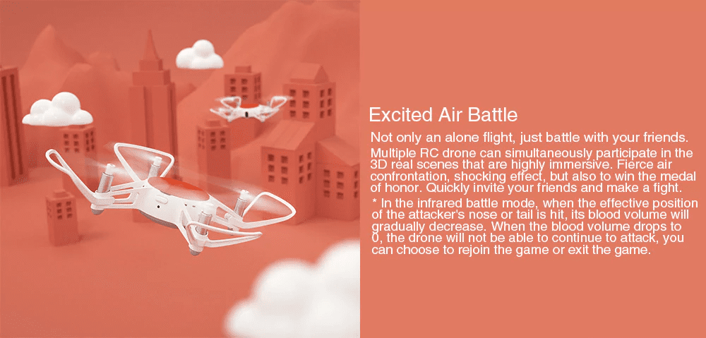 Xiaomi MITU Mini RC Drone Battle mode