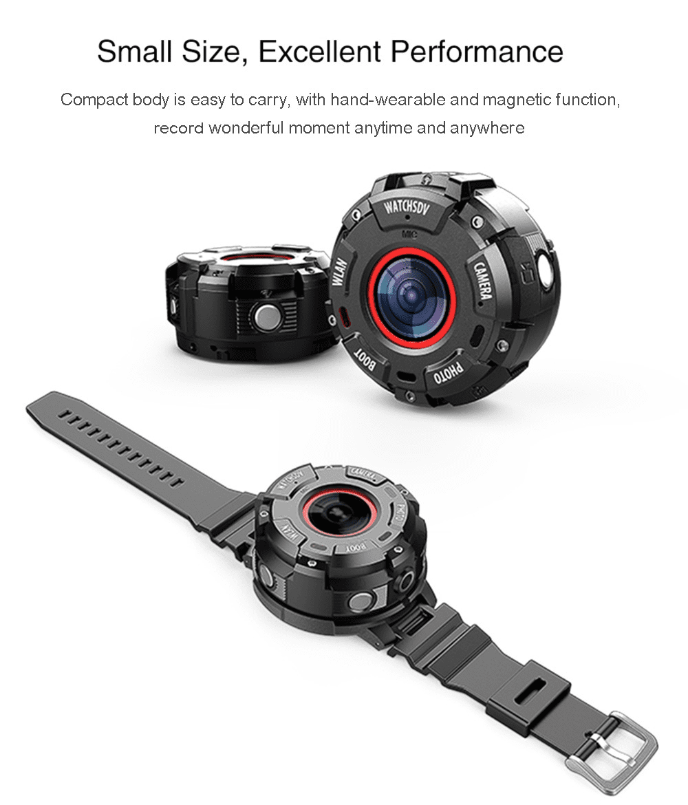 ZGPAX S222 Action Camera Weight and Size
