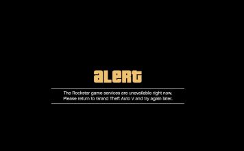 The Rockstar Game Services are Unavailable Right Now