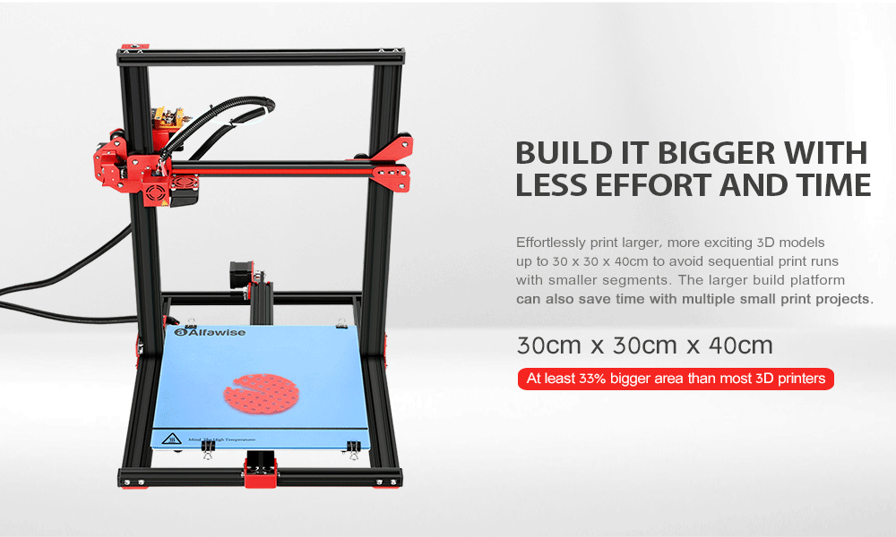 Alfawise U 20 Large Scale DIY 3D Printer