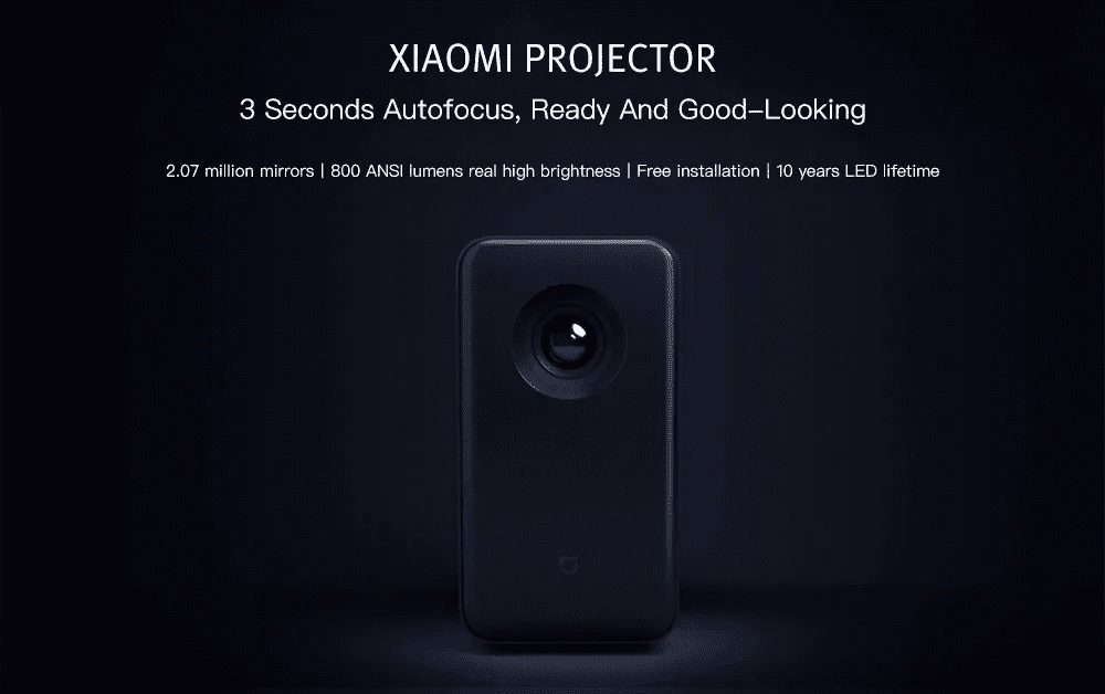 Xiaomi TYY01ZM DLP 3500 Lumens Projector Look